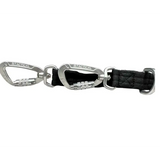 BTactical™ Nylon Frog Clip Dog Training Lead | 2m Anti Tangle - Midnight Black Dog Lead