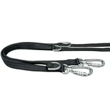 BTactical™ Nylon Frog Clip Dog Training Lead | 2m Anti Tangle - Midnight Black Dog Lead