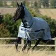 Bucas Buzz Off Fly Rug Full Neck For Horses & Ponies Fly Rugs Silver/Blue 3'6 (85) Fly Rugs