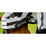 Bucas Sweet Itch Zebra Fly Rug For Horses & Ponies Zebra Print 3'6 (85) Fly Rugs