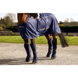 Bucas Therapy Travel Boots Navy/Orange Cob Horse Travel Boots