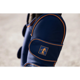 Bucas Therapy Travel Boots Navy/Orange Cob Horse Travel Boots