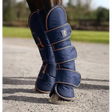 Bucas Therapy Travel Boots Navy/Orange Cob Horse Travel Boots