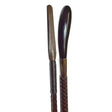 Buffalo Horn Tip Show Cane with Leather Plaited Shank 18" Showing Canes