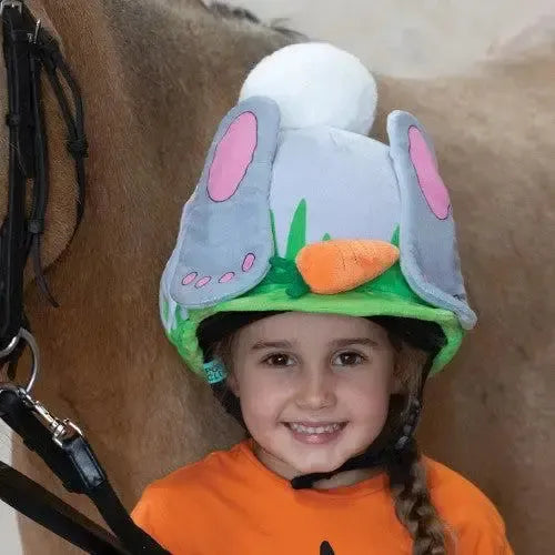 Bunny Burrow Hat Silk By Equetech Novelty Riding Hat Covers