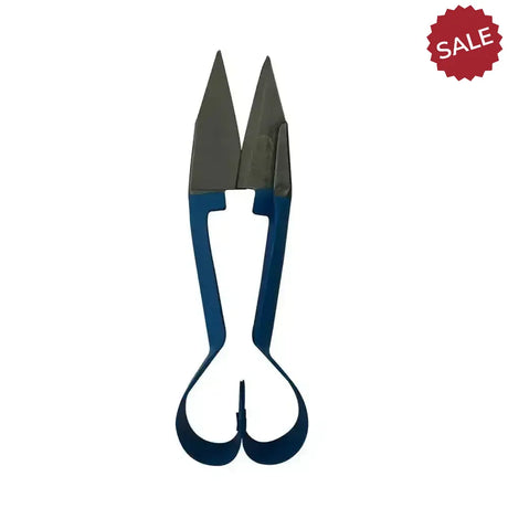Burgon & Ball Dagging Shears Double Bow Straight Blue 3.5" Blue Smallholder