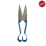 Burgon & Ball Dagging Shears Double Bow Straight Blue 3.5" Blue Smallholder