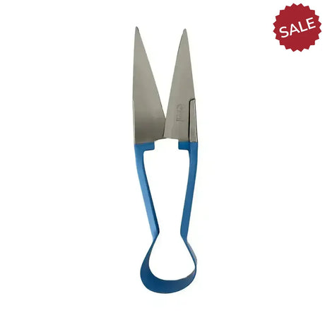 Burgon & Ball Dagging Shears Single Bow Bent 5.5" Blue Smallholder