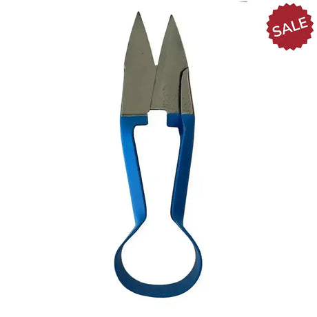 Burgon & Ball Dagging Shears Single Bow Straight Blue 3.5" Blue Smallholder