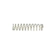 A sleek metallic silver coil spring for burgon & ball footrot shears with a polished uniform design