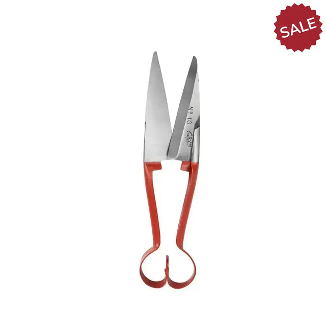 Burgon & Ball No. 10 Drummer Boy Shears Double Bow Red 6.5" Red Smallholder