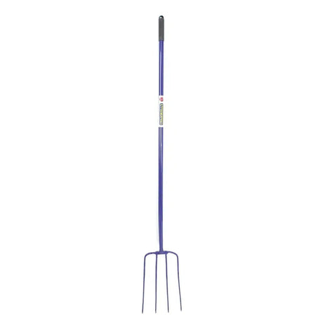 Caldwells 4 Prong Tubular Muck Fork Long Handle 48" Barnstaple Equestrian Supplies