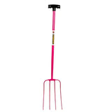 Caldwells 4 Prong Tubular Muck Fork Pt Blue Forks