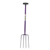 Caldwells 4 Prong Tubular Muck Fork Pt Blue Forks