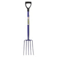 Caldwells 5 Prong Tubular Muck Fork Pyd Blue Forks
