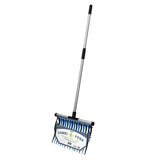Camel shavings fork head is a sturdy silver metal shavings fork replacement with black and blue flexible fork replacement tines