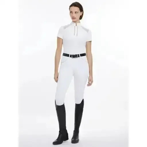 Camille Short Sleeve Show Shirt White White UK 6 Show Shirts