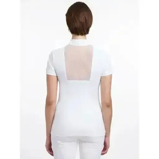 Camille Short Sleeve Show Shirt White White UK 6 Show Shirts