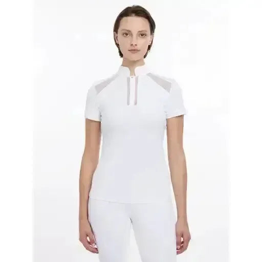 Camille Short Sleeve Show Shirt White White UK 6 Show Shirts