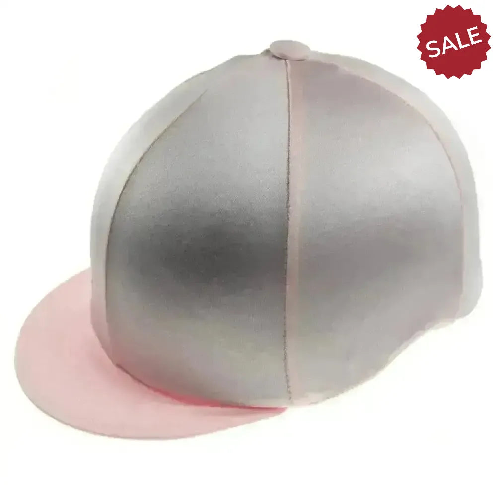 Capz Plain Hat Cover Pale Pink Hat Silks