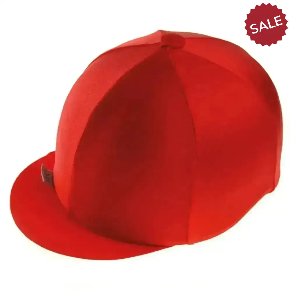 Capz Plain Hat Cover Red Hat Silks