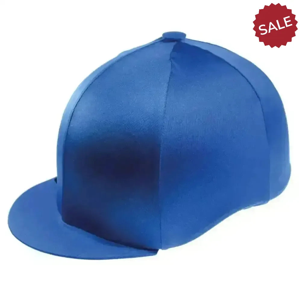 Capz Plain Hat Cover Royal Blue Hat Silks