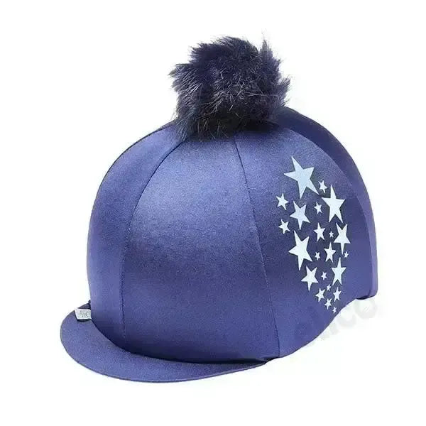 Capz Starburst Navy Hat Cover Hat Silks