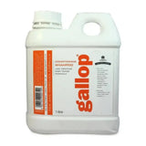 White plastic jug of carr & day martin gallop conditioning shampoo 1 litre with orange and black labeling