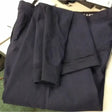 Dark navy blue castle mens breeches with tailored fit and visible stitching details perfect as riding breeches
