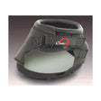 Dark gray cavallo support pads hoof boot with padded interior adjustable strap made from industrial grade thermoplastic urethane compound