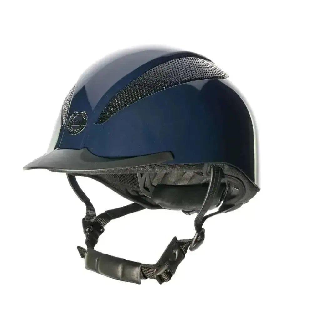 Champion Air-Tech Deluxe Adjustable Riding Hats Metallic Navy Small (52 - 54) Adjustable Riding Hats