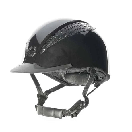 Champion Air-Tech Deluxe Adjustable Riding Hats Metallic Black Medium (55 - 57) Champion Equestrian Riding Hats Barnstaple Equestrian Supplies