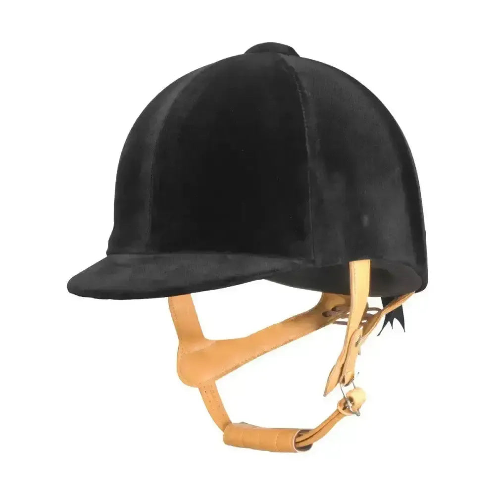 Champion CPX Supreme Deluxe Velvet Riding Hat Black 52Cm (00 1/2 Or 6 3/8) Riding Hats