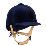 Champion CPX3000 Deluxe Velvet Riding Hats Navy 60cm (3 1/2 or 7 3/8) Champion Equestrian Riding Hats Barnstaple Equestrian Supplies