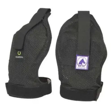 Champion Ti22 Guardian Shoulder Protectors Small Black Shoulder Guards Barnstaple Equestrian Supplies