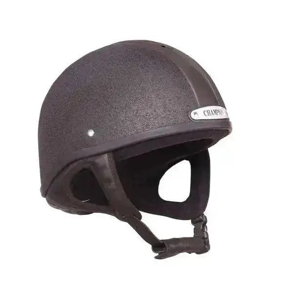 Champion Ventair Deluxe Skull Riding Hat 51cm - 55cm Black / Black 51Cm (00 Or 6 1/4) Horse Riding Helmet Barnstaple Equestrian Supplies