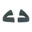 Black padded triangular ear cushions for champion ventair harness offering comfort and support for pro-lite deluxe helmets