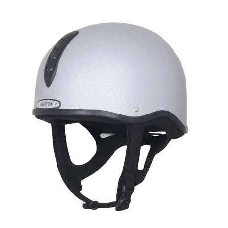 Champion X-Air Plus Jockey Helmet Riding Hat 51-55cm Silver 50Cm - 51Cm (00) Horse Riding Helmet Barnstaple Equestrian Supplies