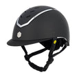 Charles Owen EQX Kylo MIPS Riding Helmet Black Matt Small Silver Wide Peak Adjustable Riding Hats
