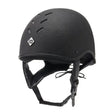 Charles Owen JS1 Pro Riding Hat With Badge Black 54Cm (0 1/2 Or 6 5/8) Horse Riding Helmet