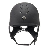 Charles Owen JS1 Pro Riding Hat With Badge Black 54Cm (0 1/2 Or 6 5/8) Horse Riding Helmet