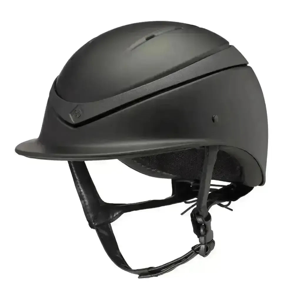 Charles Owen Luna Riding Hats 55 cm Medium Shell Black matt / Black matt Riding Hats