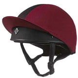 Charles Owen Pro 11 Plus Hat Silks Riding Hat Covers Maroon Medium Hat Silks Barnstaple Equestrian Supplies