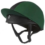 Charles Owen Pro 11 Plus Hat Silks Riding Hat Covers Bottle Green Large Hat Silks