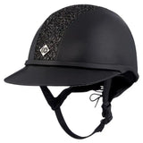 Charles Owen SP8 Plus Leather Look Sparkly Riding Hat Navy Sparkly 54 Riding Hats