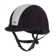 Charles Owen YR8 Sparkly Riding Hat 52Cm (00 1/2 Or 6 3/8) Standard Black / Silver Riding Hats Barnstaple Equestrian Supplies