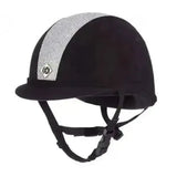 Charles Owen YR8 Sparkly Riding Hat 52Cm (00 1/2 Or 6 3/8) Standard Black / Silver Riding Hats