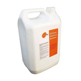 White plastic jug with orange label chicktec hatchery sanitiser 5l capacity hatchery sanitiser suitable for egg-room cleaning