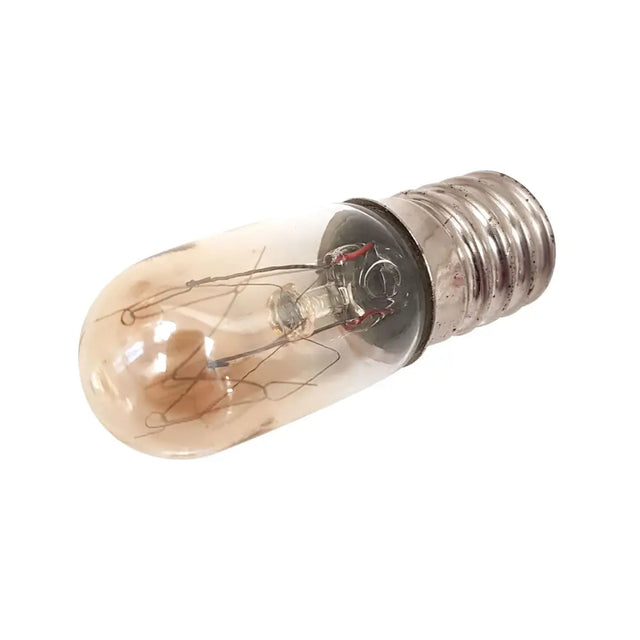 Clear glass chicktec spare bulb with metallic base and filament wires for superflash candler spare and candling lamp