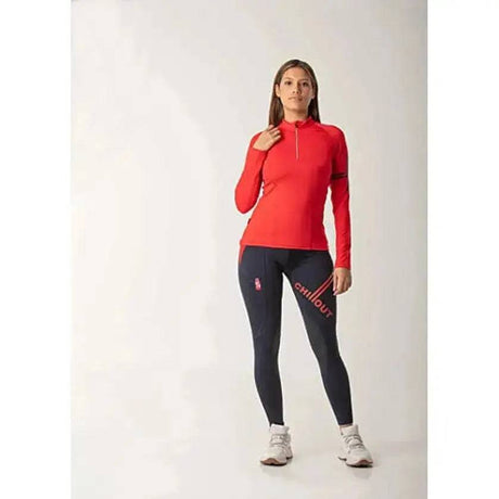 Chillout Extreme Riding Base Layers Red / Navy XS Chillout Horsewear Baselayers Barnstaple Equestrian Supplies